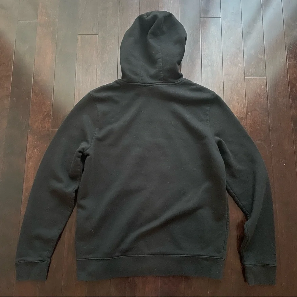 Fila Black Pullover Sweatshirt Hoodie embroidered logo size M - Picture 4 of 6
